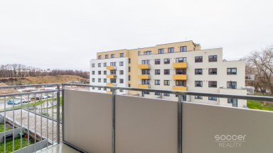 Pronájem nového nadstandardního bytu 2+kk/S/GS/B, 57,4 m2, ul. Sedlářova, Praha 9 - Kbely.