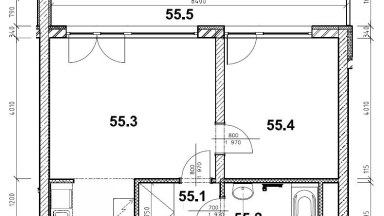 Byt 2+kk/terasa/garážové stání, 52 + 8m2, Praha 5 - Zličín, ul.Sazovická na pronájem.