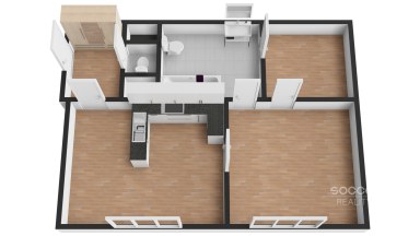 Pronájem bytu 2+kk, 51 m2, Praha 3 - Žižkov, ul. Jeseniova.