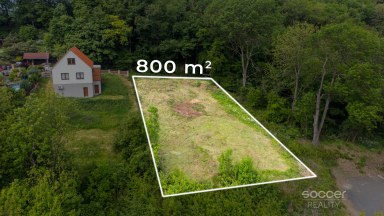 Prodej stavebního pozemku 800 m², obec Oparno, okres Litoměřice.