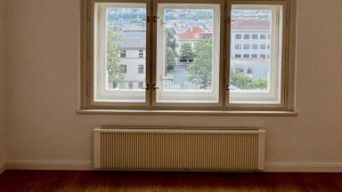 Zcela nový byt krásným výhledem v Korunní ulici, Vinohrady.