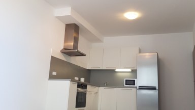 Pronájem novostavby bytu 2 + kk/B/S v Praze 13 - Stodůlky, ulice Klementova.