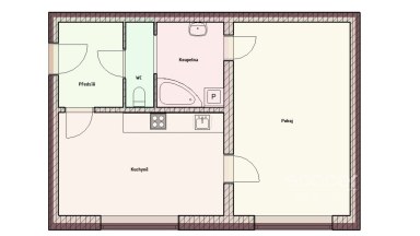 Pronájem hezkého bytu 2+kk, 51 m2, Praha 3 - Žižkov, ul. Jeseniova.