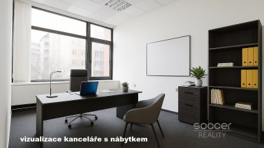 Pronájem kanceláře 17,34 m2 ulice Sokolovská