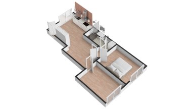 Pronájem bytu 3+kk, 54 m2, Praha 6 - Břevnov, ul. Nad Motolskou nemocnicí.