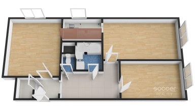 Prodej bytu 3+1, 62,5 m2, ulice Šimůnkova, Praha 8 - Kobylisy