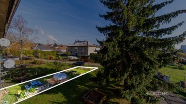 Příjemný byt se zahrádkou v Dobrovici u Mladé Boleslavi.