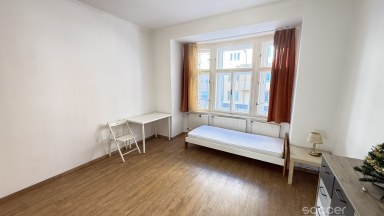 Pronájem bytu 1+kk, 26m2 v Praze 3 - Jeseniova ulice.