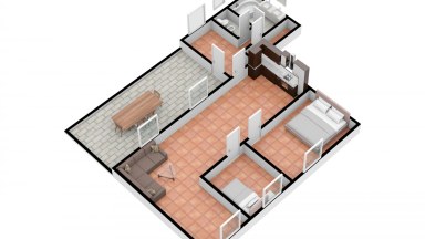 Hezký nadstandardní byt 3+kk, 76 m2, Černošice - Mokropsy.