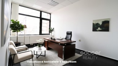 Pronájem kanceláře 17,19 m2 ulice Sokolovská