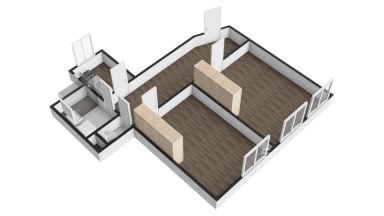 Pronájem bytu 2+1, 55 m2, Liberec, Revoluční