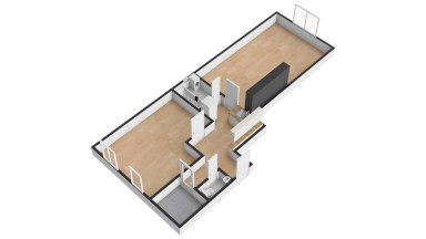 Pronájem bytu 2+kk/B/S, 61 m2, Praha 8 - Kobylisy, ul. Čimická.