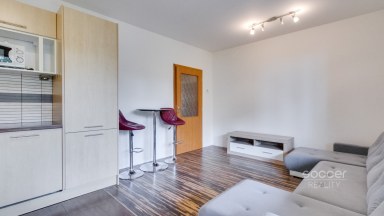 Pronájem bytu 2+kk/B, 45 m2 + balkon 7 m2, ulice V Honech, Klecany. 