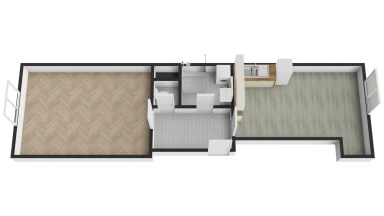 Pronájem bytu 2+kk, 50 m2, Praha 9 - Vysočany, ul. Čerpadlová.