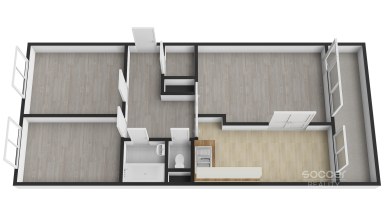 Pronájem bytu 3+1/L/S, 70 m2, Praha 4 - Háje, Konstantinova