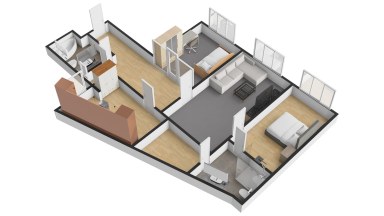 Pronájem bytu 3+1 + hala + šatna + 2x koupelna (celkem 97 m²) na Václavském náměstí