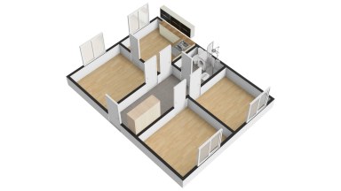 Pronájem bytu 3+1, 60 m2, Praha 9 - Střížkov, ul. Teplická.