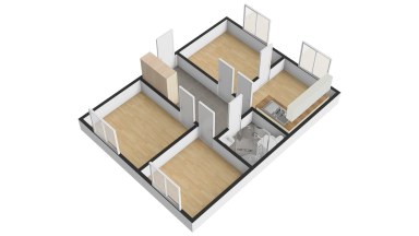 Pronájem bytu 3+1, 60 m2, Praha 9 - Střížkov, ul. Teplická.